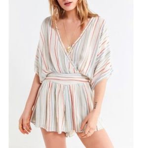 Moonstruck Surplice Romper by Urban Outfitters